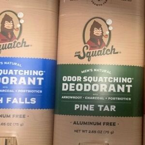 Set of 2- Dr. Squatch Men's Natural Deodorant